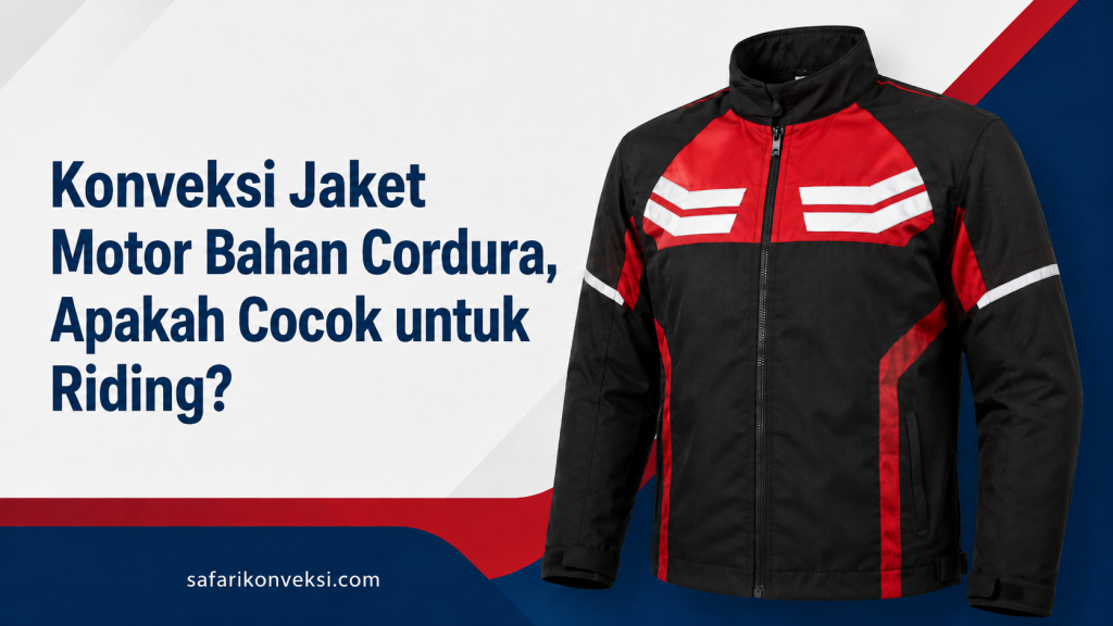 Konveksi Jaket Motor Bahan Cordura, Apakah Cocok untuk Riding?