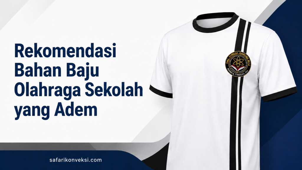 Rekomendasi Bahan Baju Olahraga Sekolah yang Adem